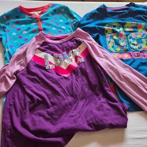 Girls Size 14 XL 14-16 Long Sleeved Shirts Lot of 6